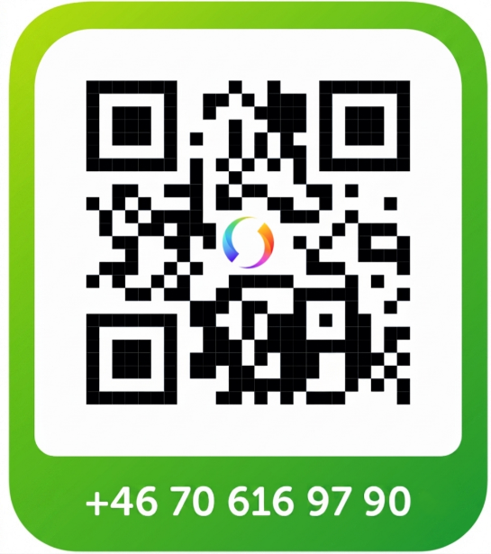 Swish QR code for donations